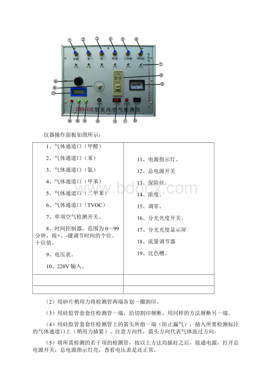 室内空气品质的测定实验指导书.docx_第3页