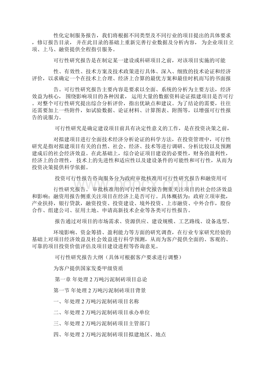 污泥制砖项目建议书.docx_第2页