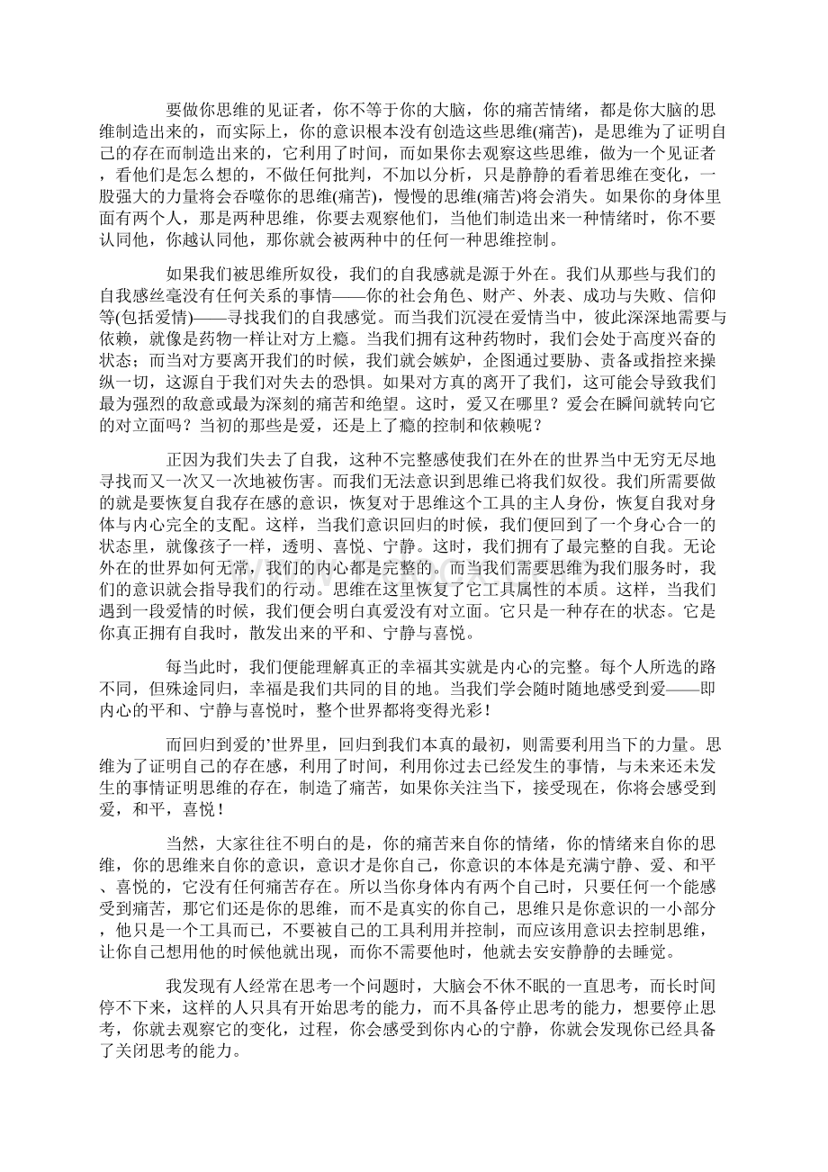 《当下的力量》读书笔记Word格式文档下载.docx_第3页