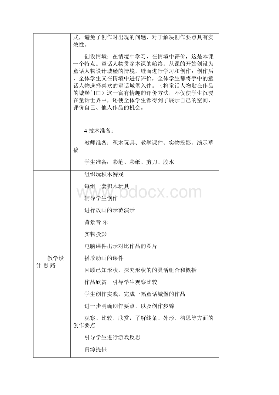 教学设计童话城堡zhaohongyingWord下载.docx_第3页