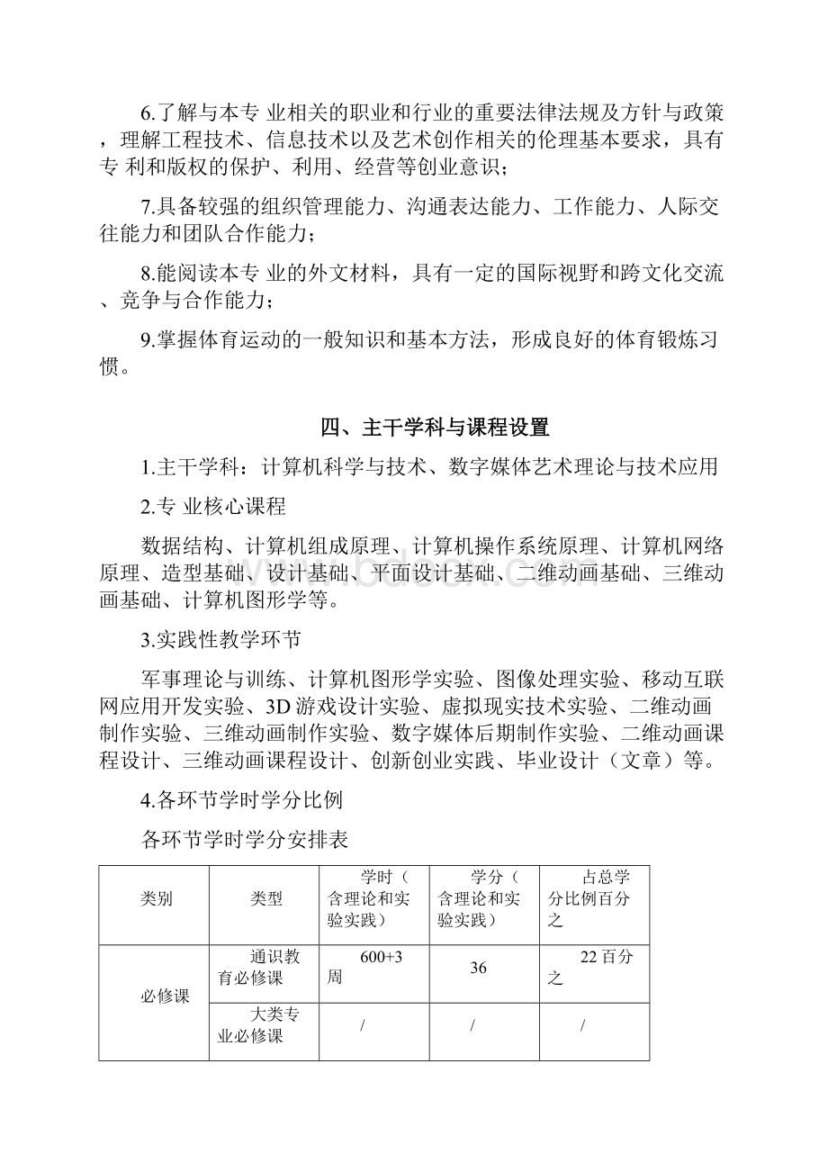 数字媒体技术专业中外合作办学专业人才培养方案080906.docx_第3页