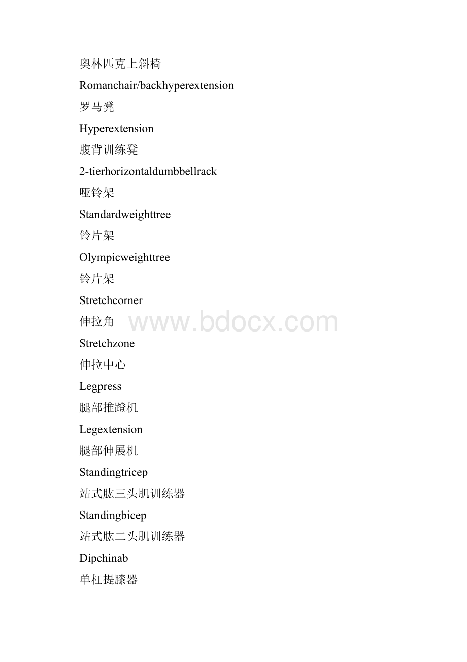 健身器材英文词汇修订版.docx_第2页