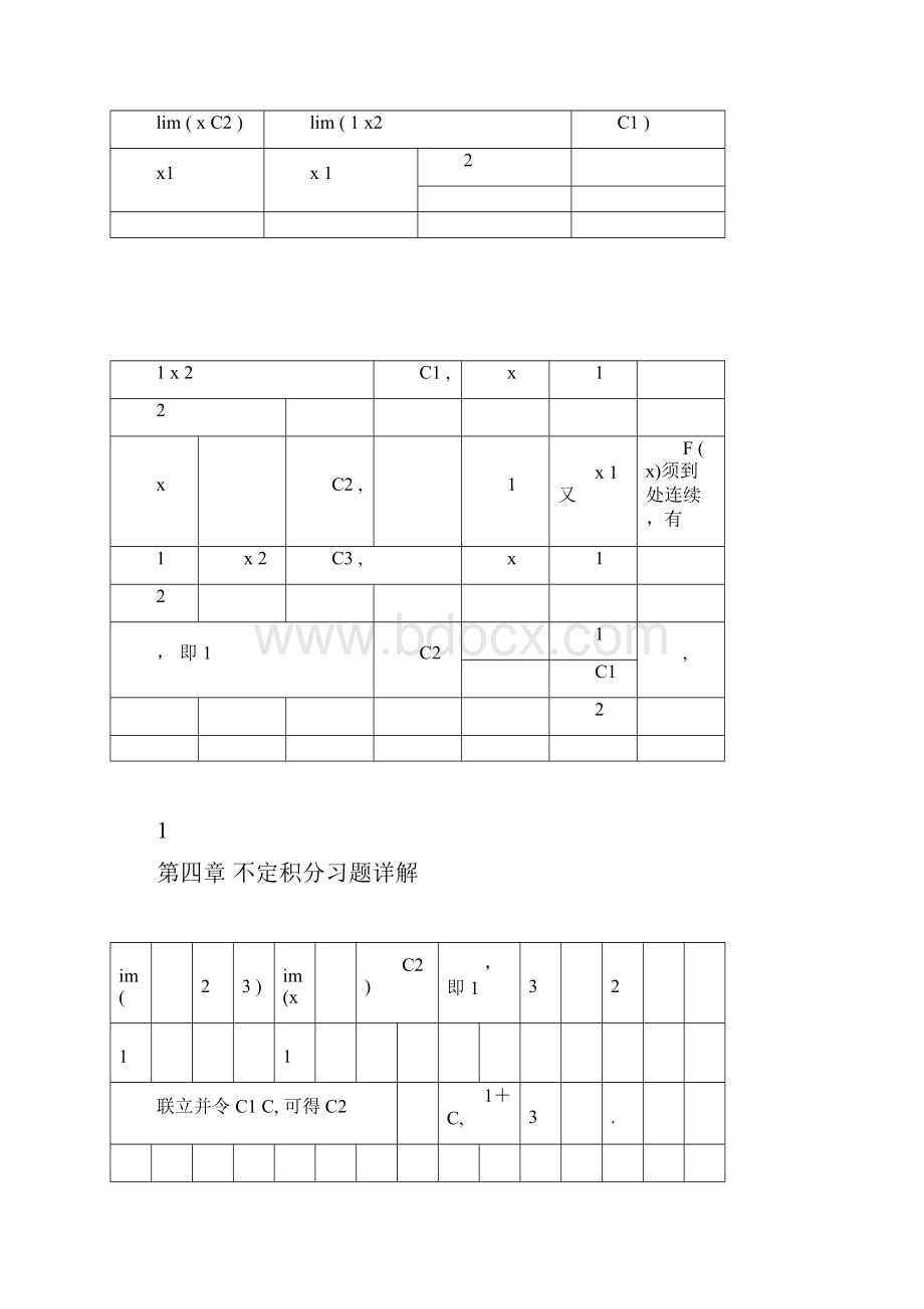 《高等数学》第04章不定积分习题详解.docx_第3页