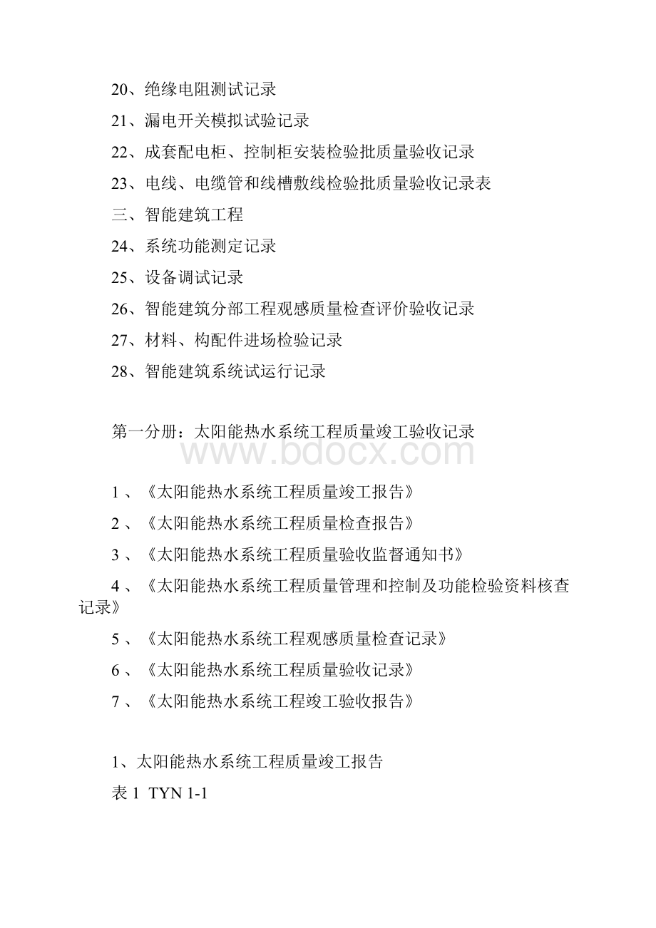 太阳能热水工程竣工验收资料标准一系列表格全套.docx_第3页