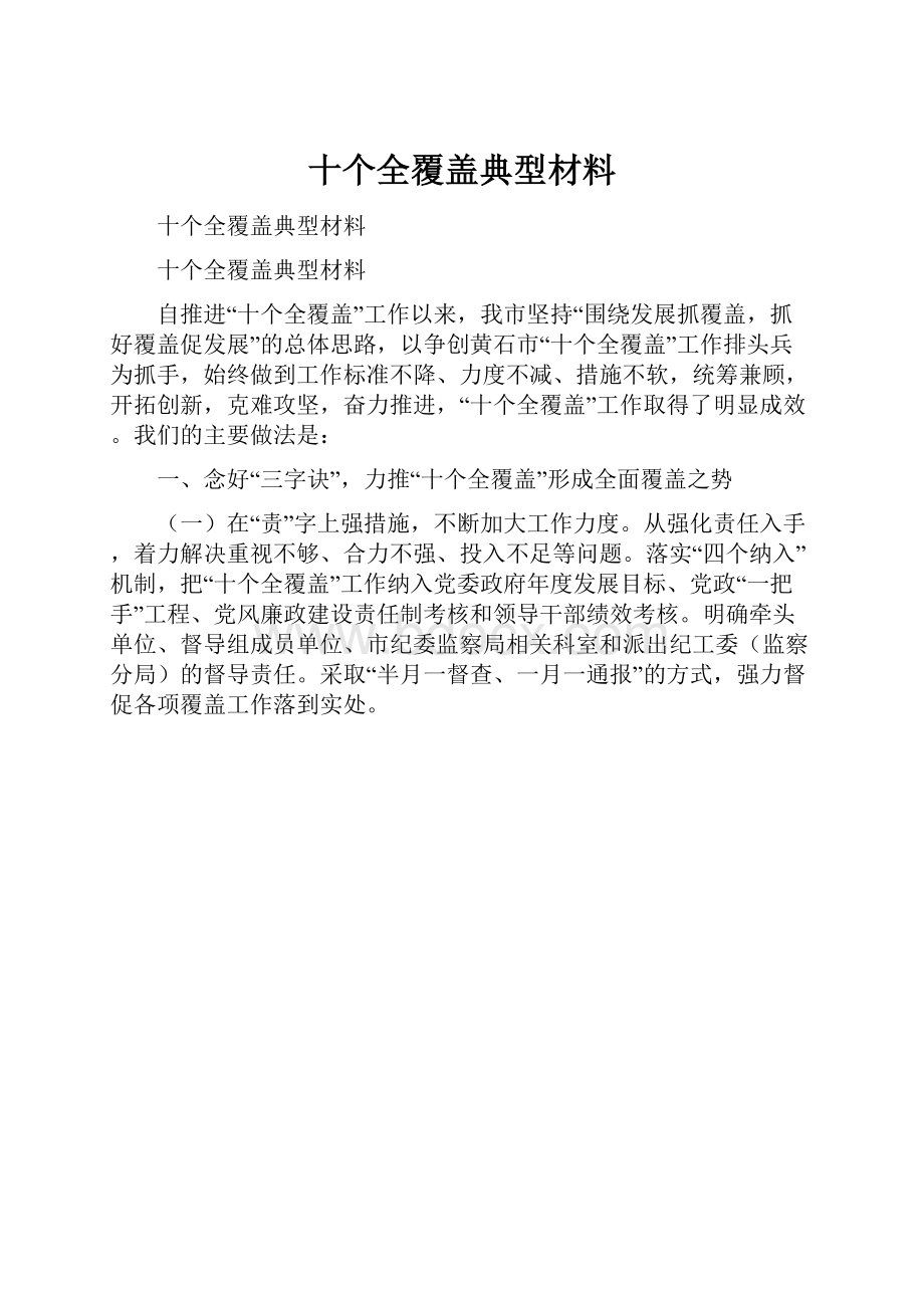 十个全覆盖典型材料.docx_第1页