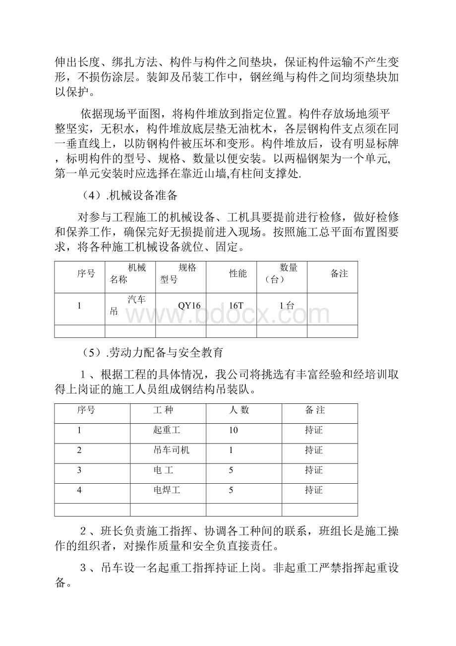 钢结构厂房吊装安全施工方案.docx_第3页