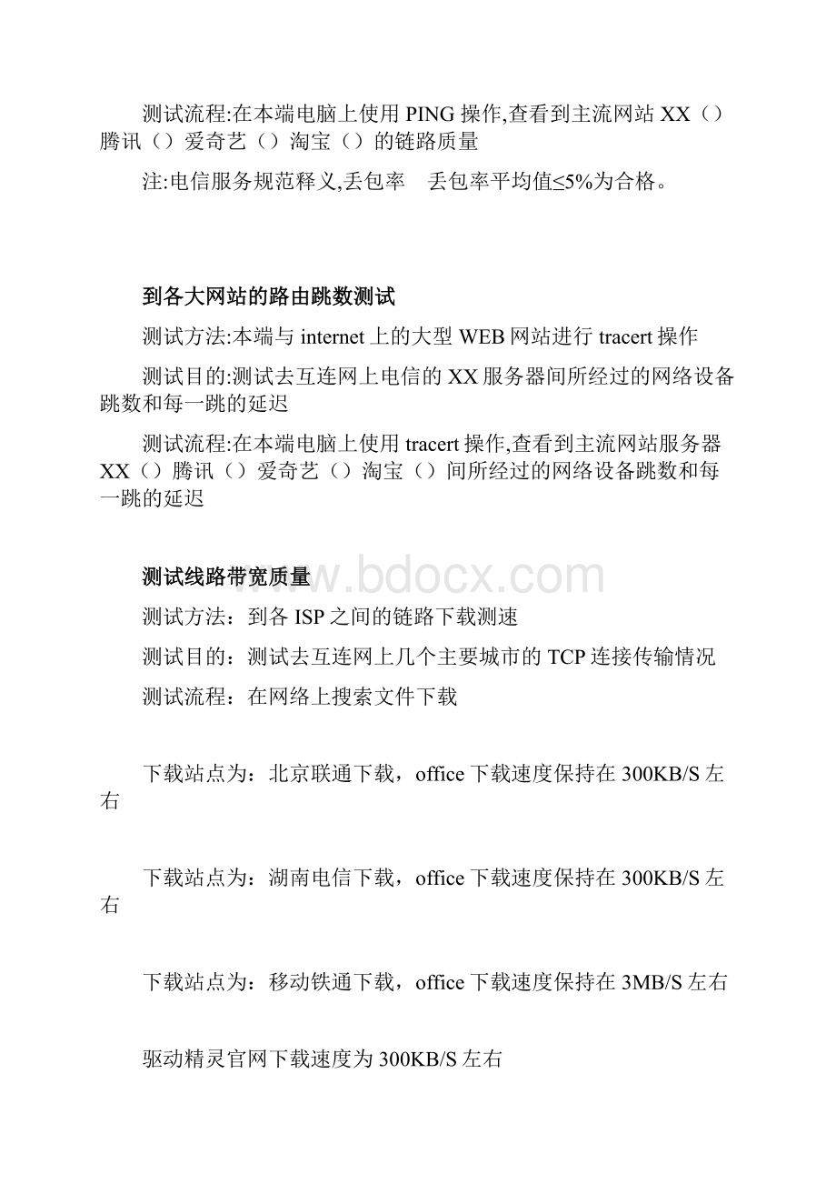 网络质量测试报告.docx_第2页