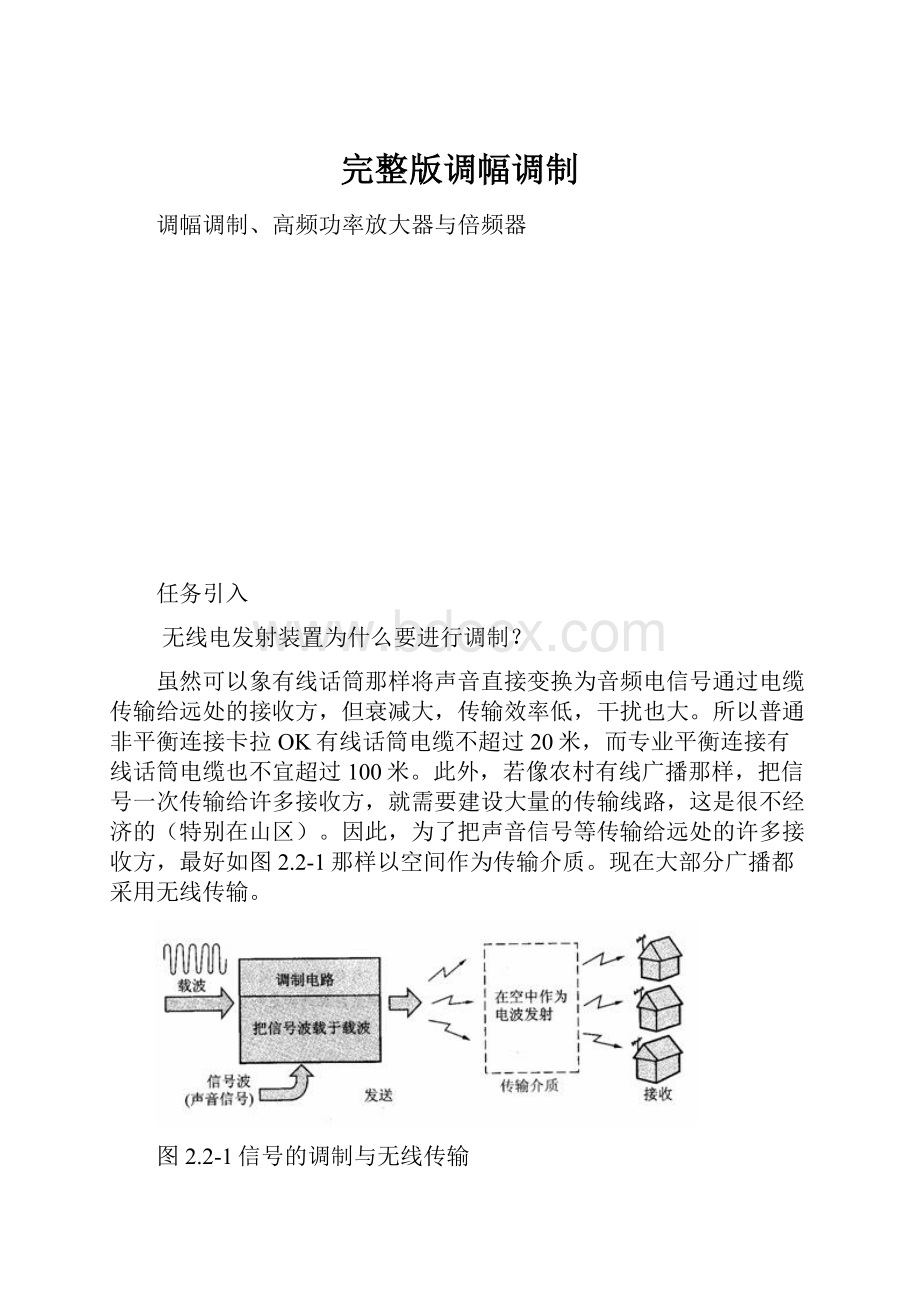 完整版调幅调制.docx_第1页