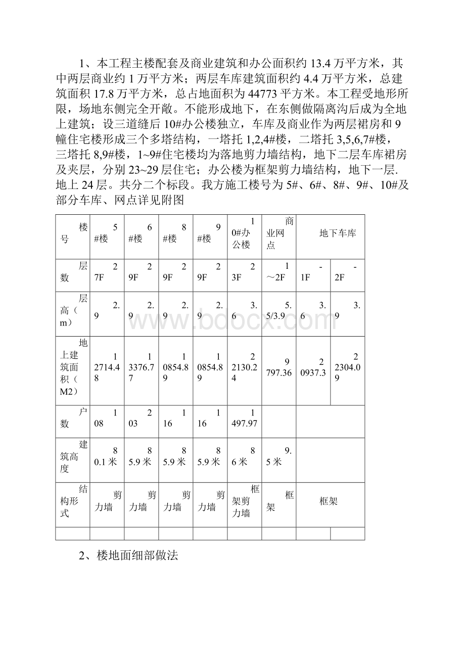 楼地面专项施工方案之欧阳化创编.docx_第2页