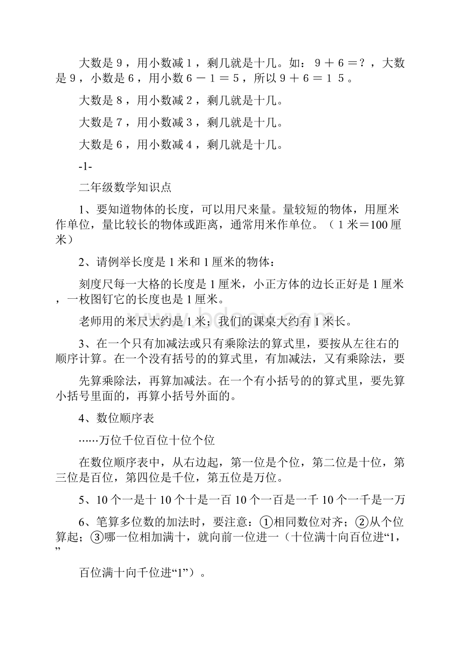 人教版小学数学知识点整理全.docx_第3页