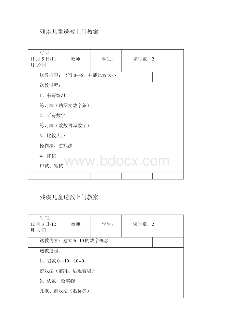 残疾儿童送教上门教案83688.docx_第2页