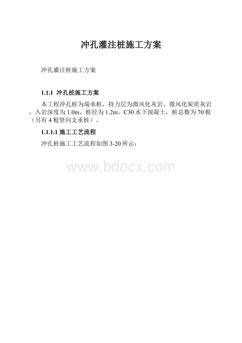 冲孔灌注桩施工方案.docx_第1页