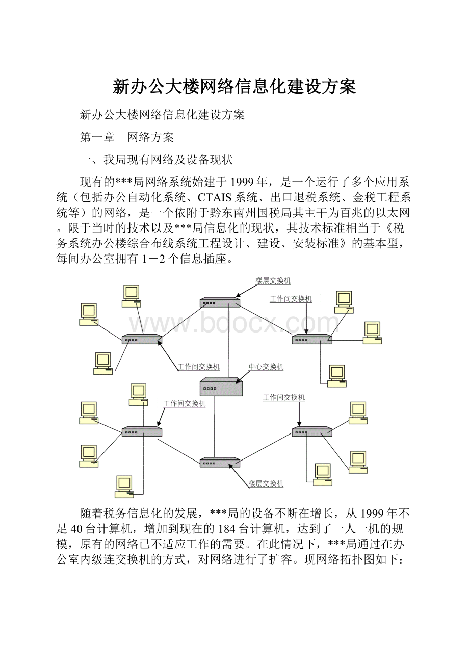 新办公大楼网络信息化建设方案.docx_第1页