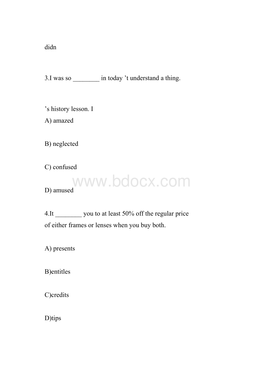 大学英语四级词汇练习题及答案16doc.docx_第2页