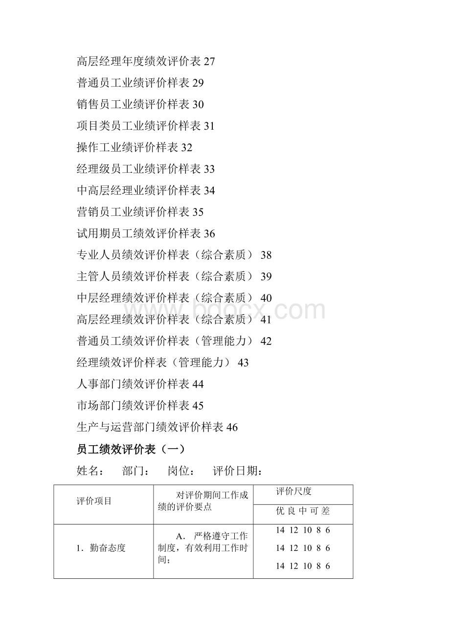 富士康个员工绩效评价表.docx_第2页