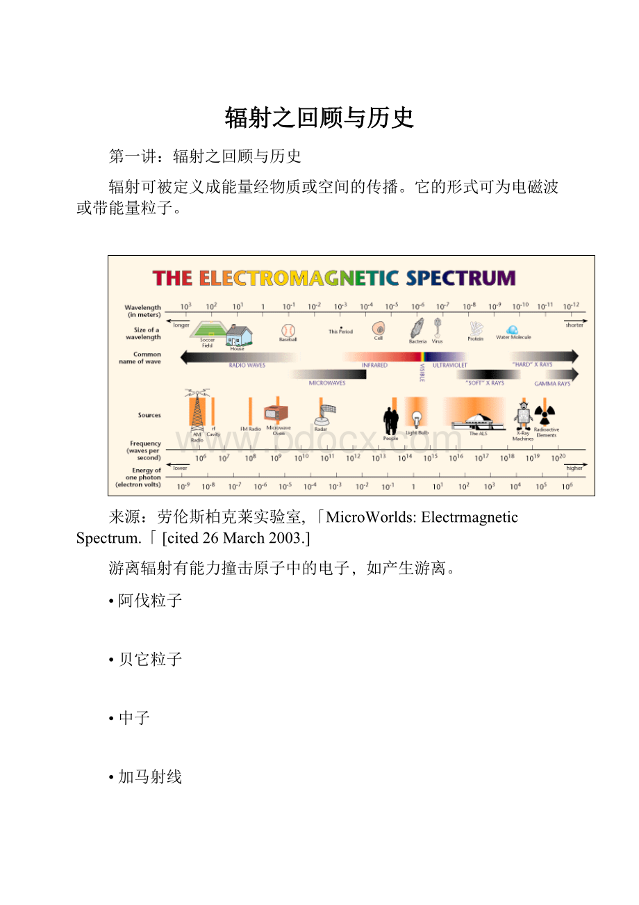 辐射之回顾与历史.docx_第1页