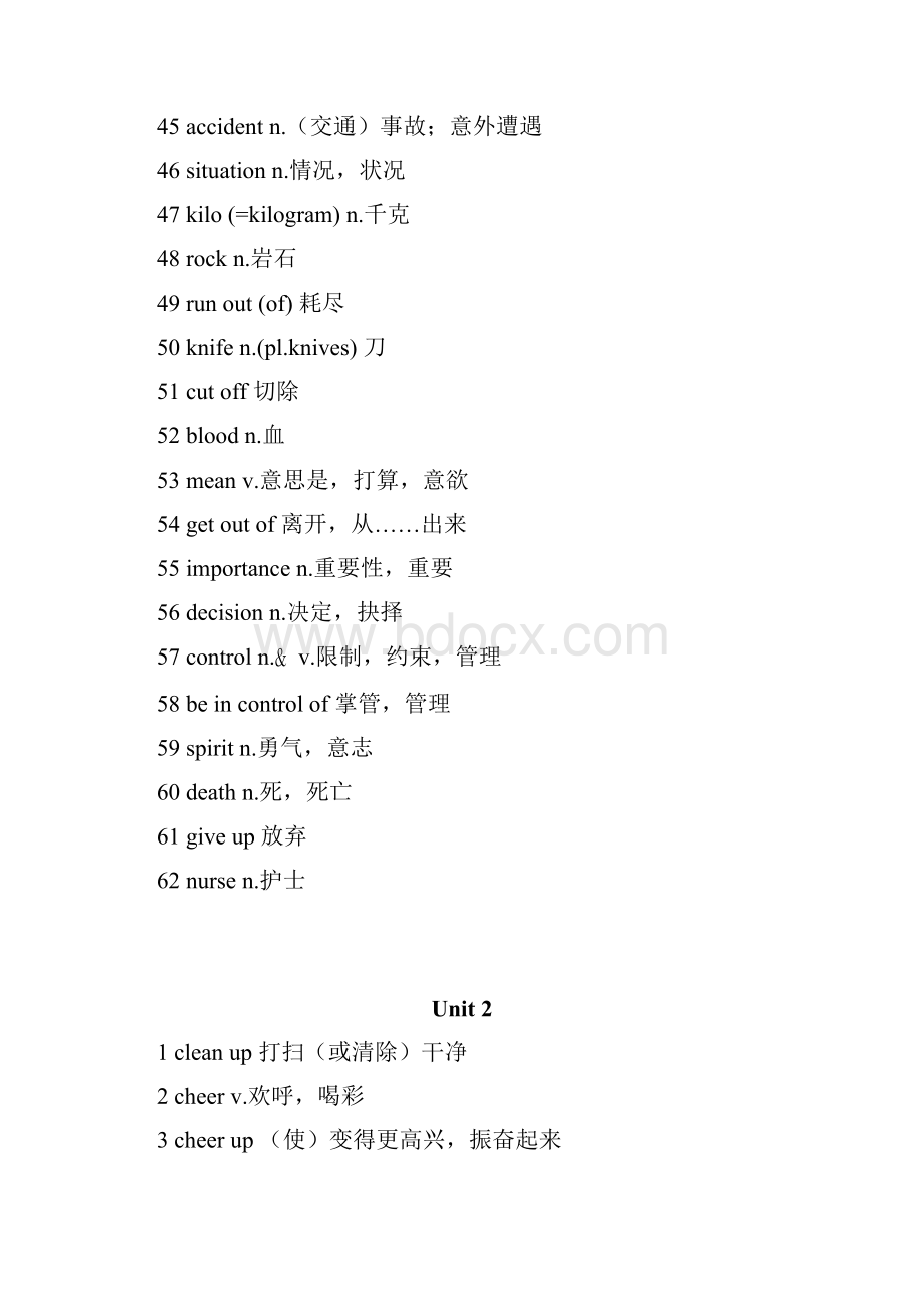 人教版八年级下册英语单词表.docx_第3页