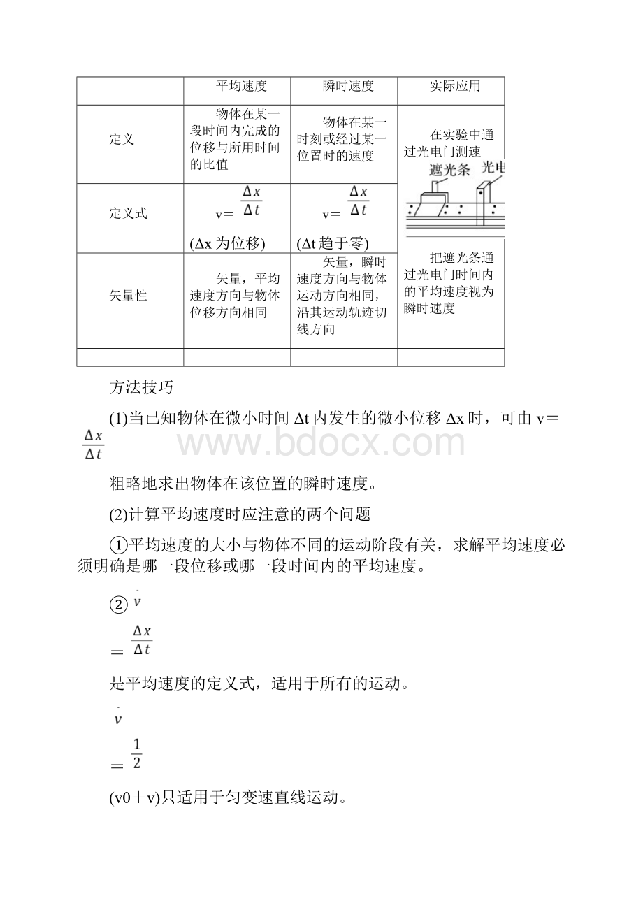 高中物理必修一知识点总结.docx_第2页