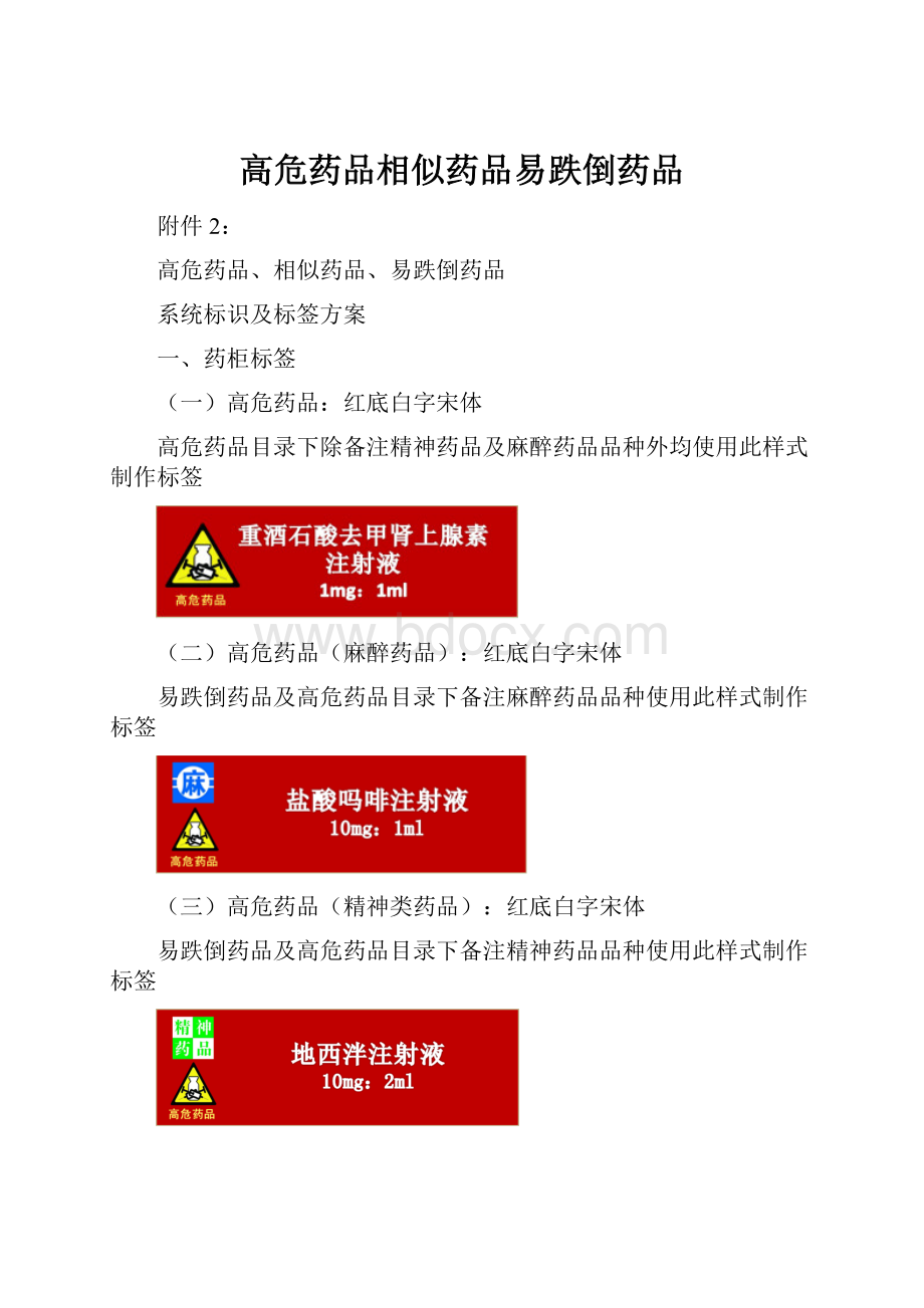 高危药品相似药品易跌倒药品.docx_第1页