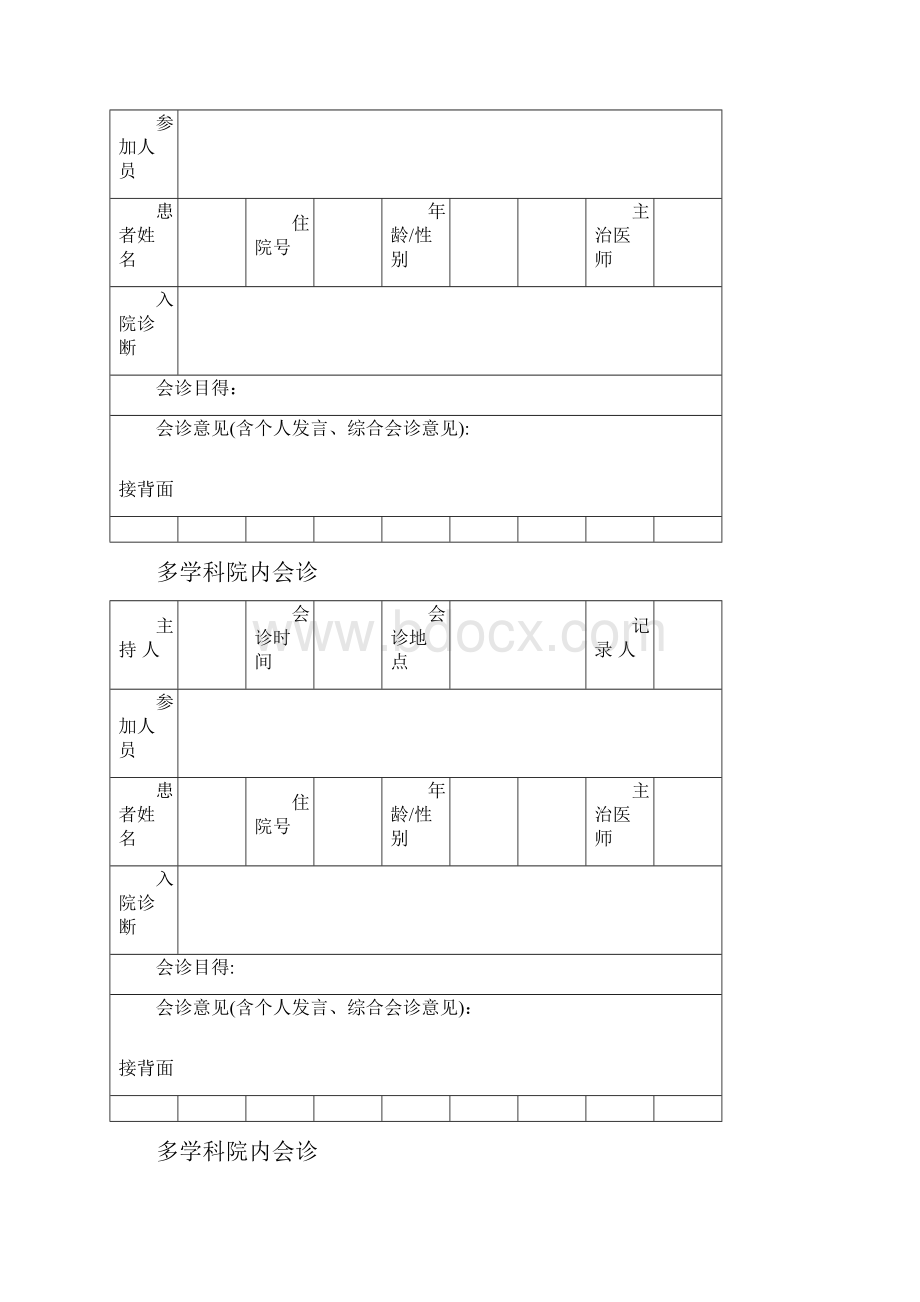 多学科会诊记录本.docx_第3页