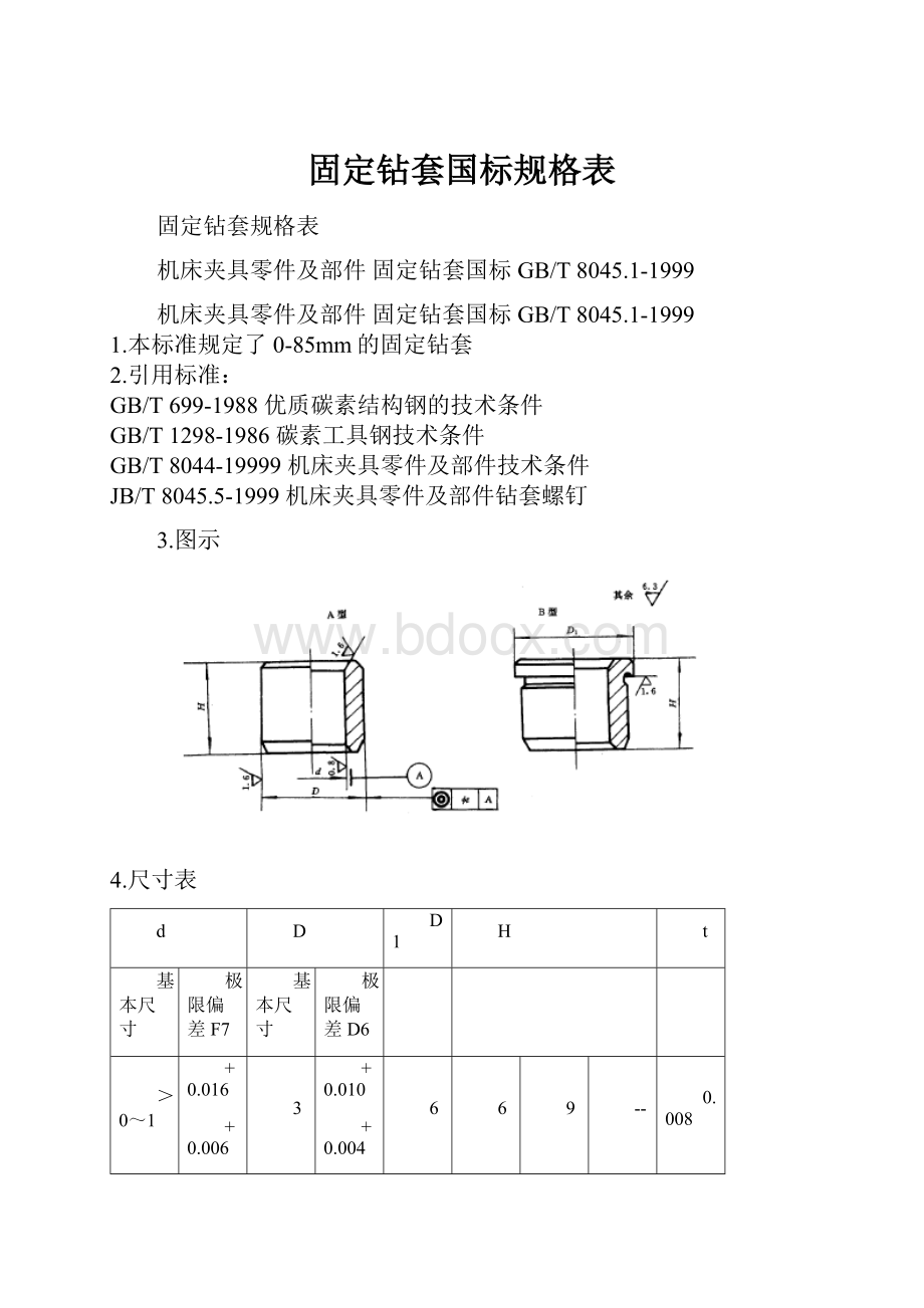 固定钻套国标规格表.docx_第1页