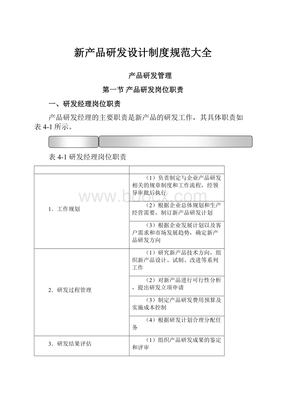 新产品研发设计制度规范大全.docx_第1页