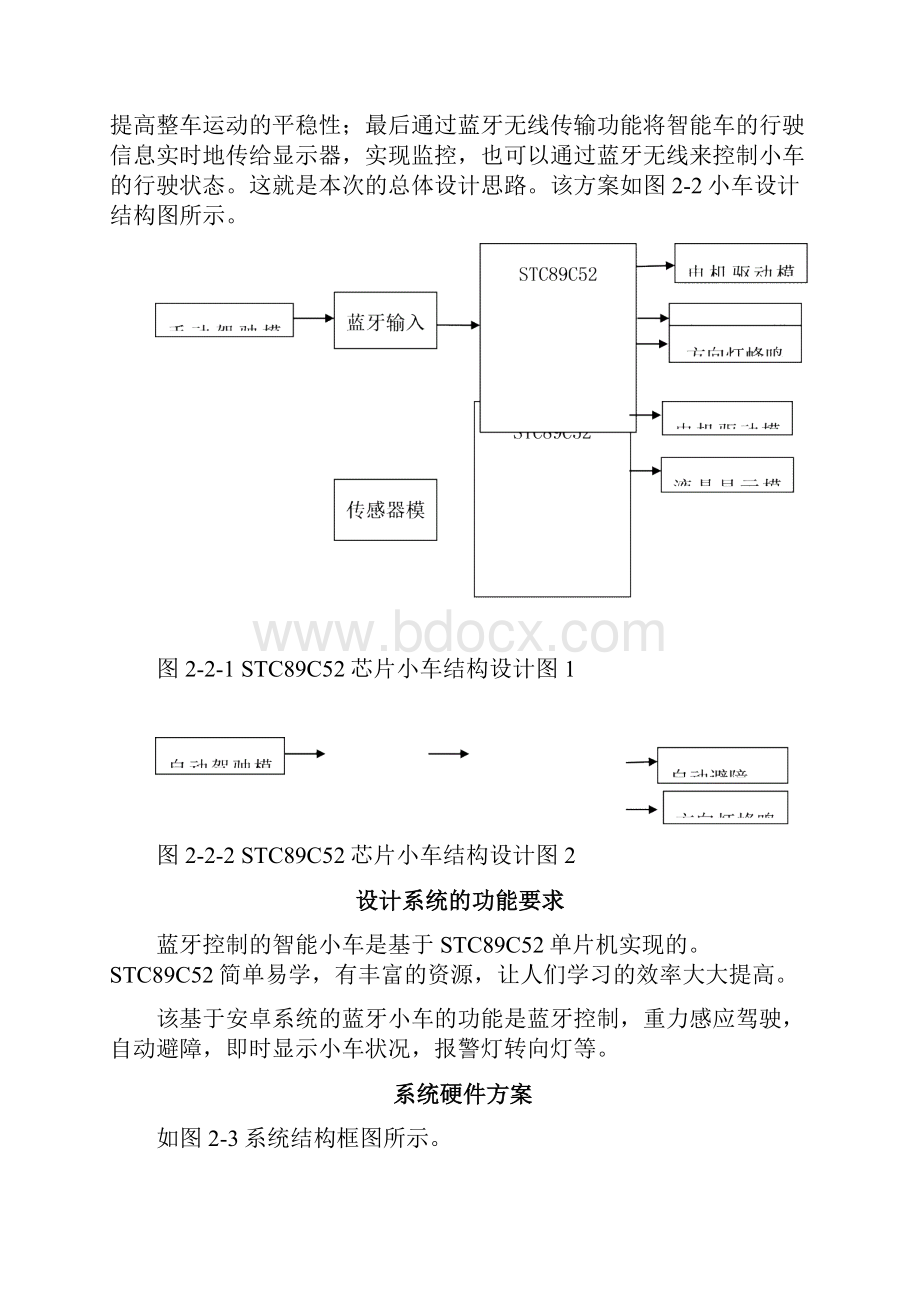 基于蓝牙遥控的智能小车设计.docx_第3页