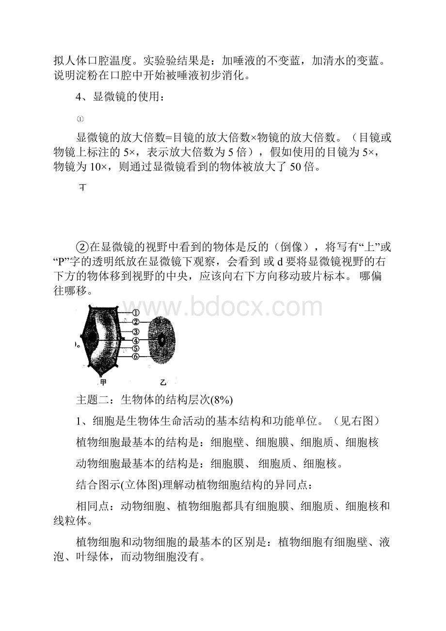 初中生物结业考试知识点整理.docx_第2页