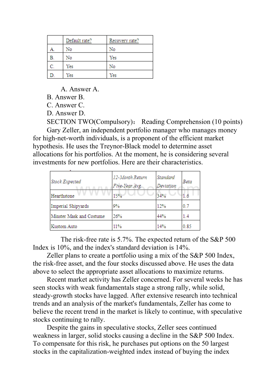 金融英语证书考试FECT模拟试题及答案5.docx_第3页