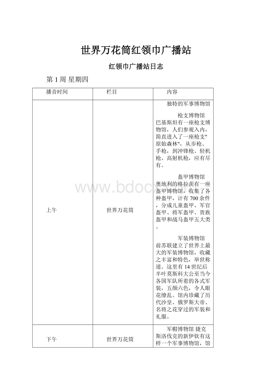 世界万花筒红领巾广播站.docx_第1页