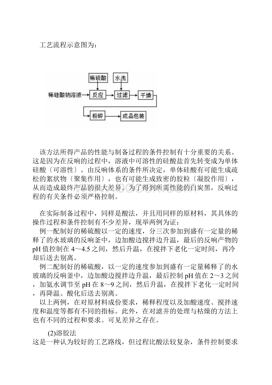 非常好白炭黑概述及其生产工艺.docx_第3页