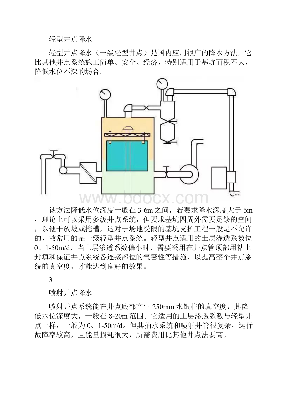 市政工程基坑降水施工方法工艺及总结大全.docx_第3页