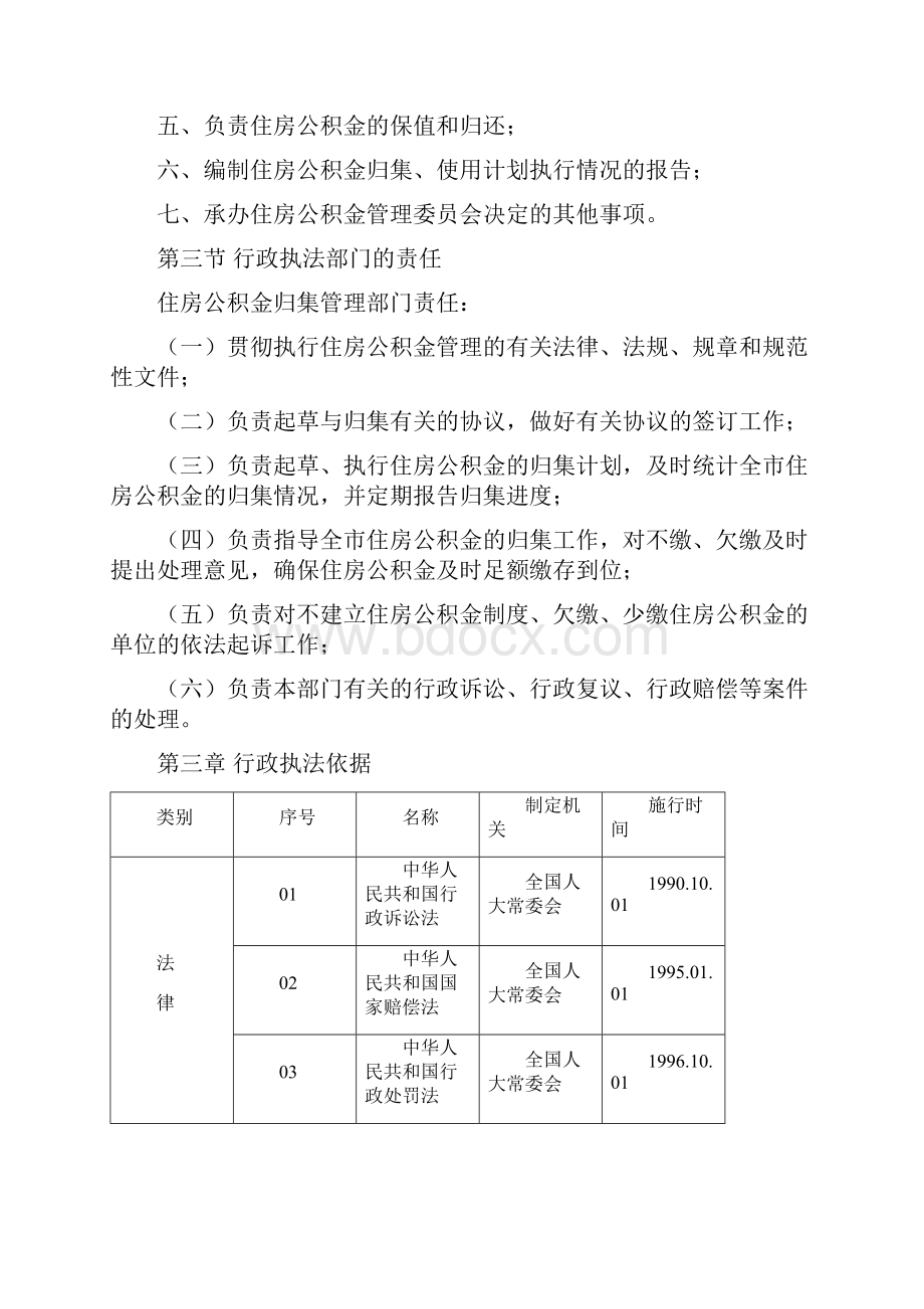 住房公积金行政执法责任制参考文本.docx_第3页