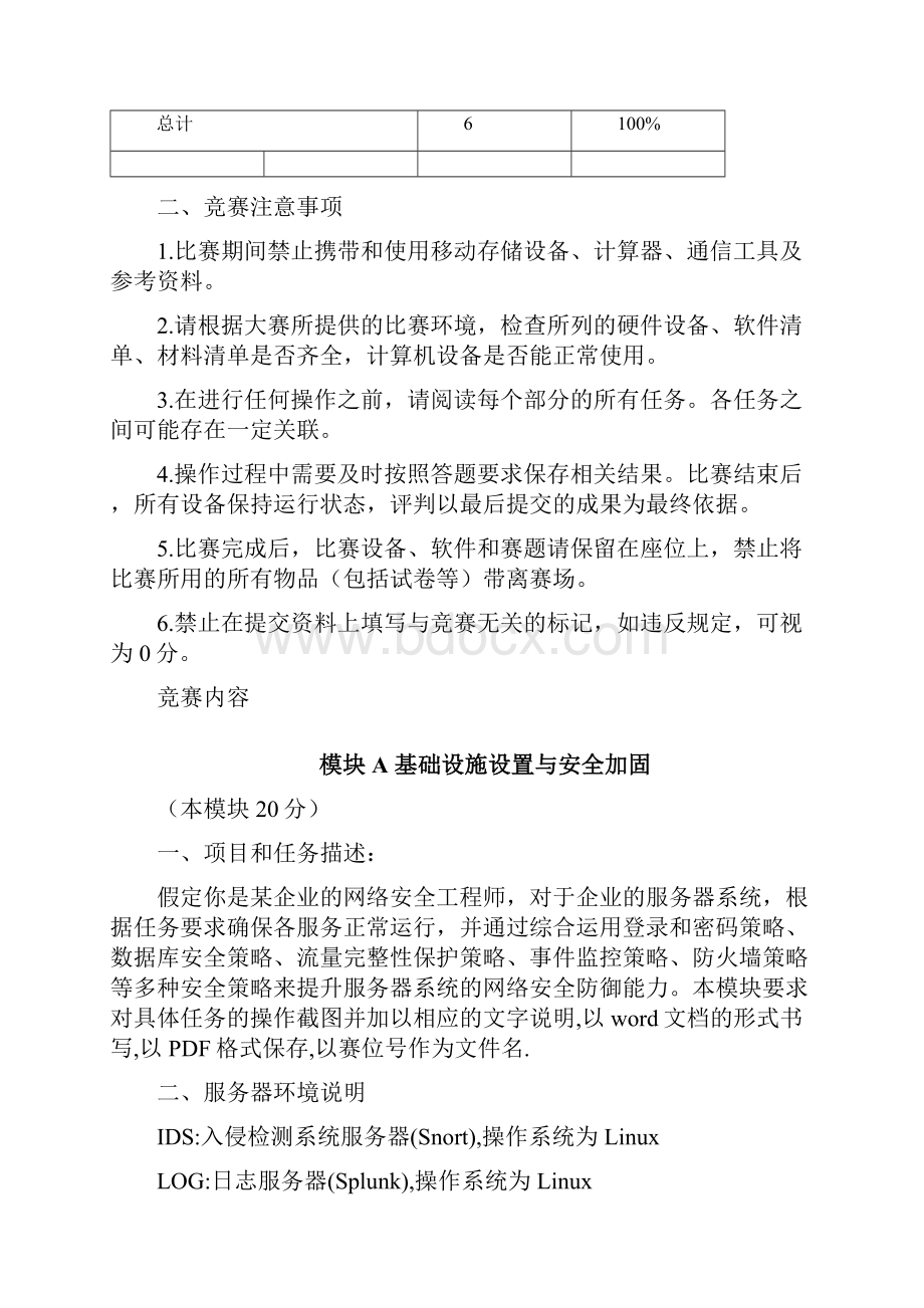 中职 技能大赛改革试点赛 网络安全试题一.docx_第2页