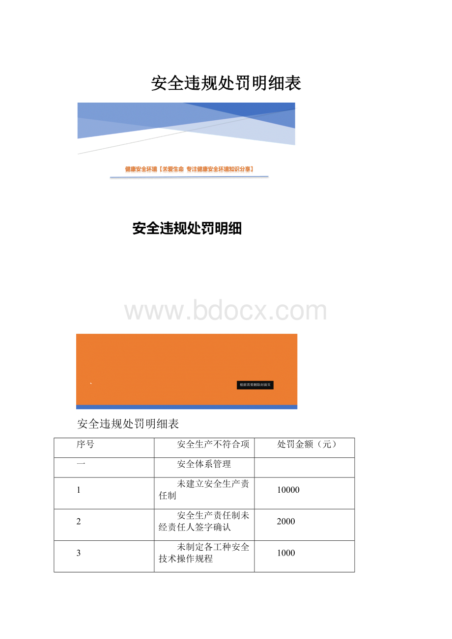 安全违规处罚明细表.docx