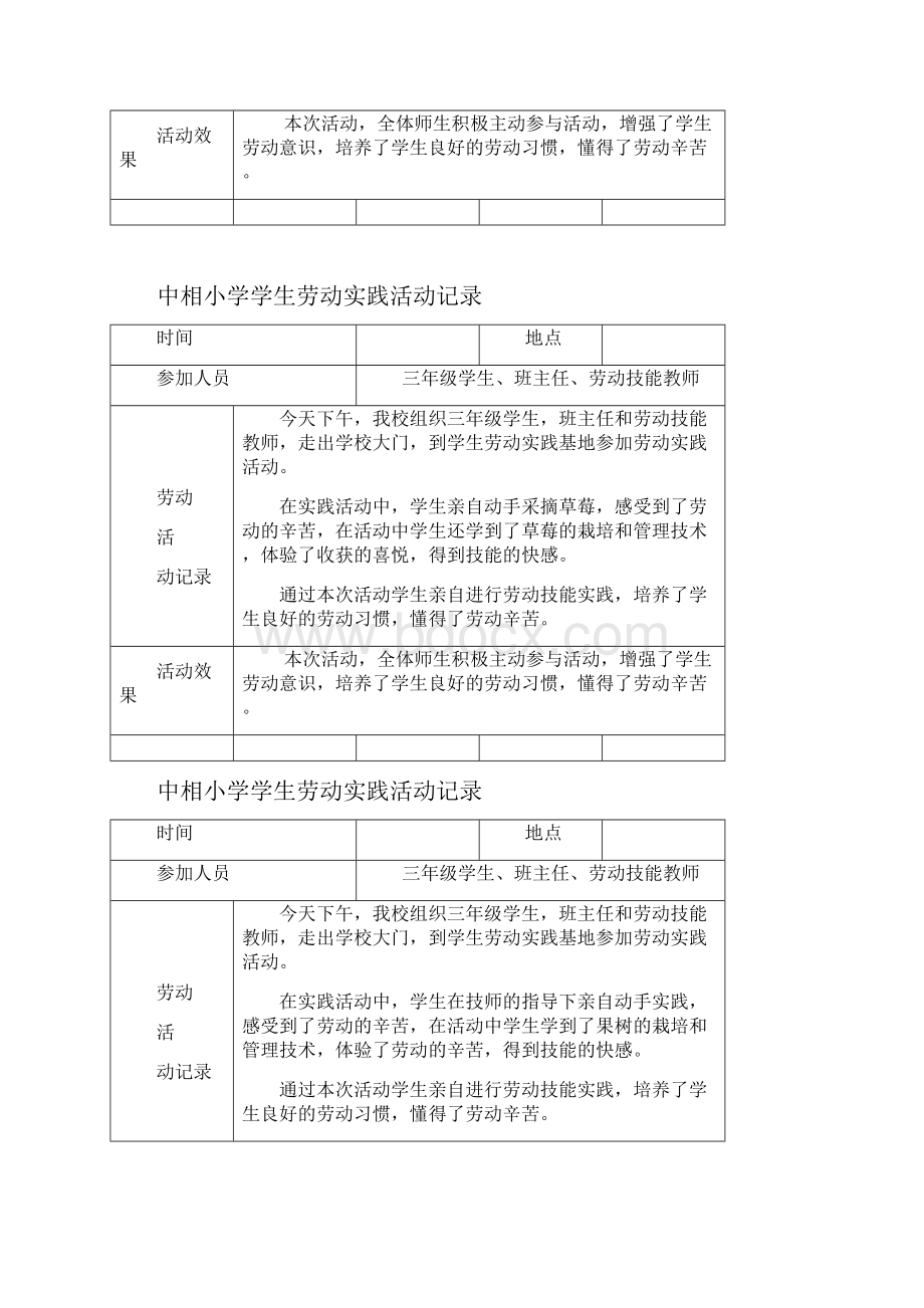 中相小学生劳动实践活动资料收集.docx_第2页