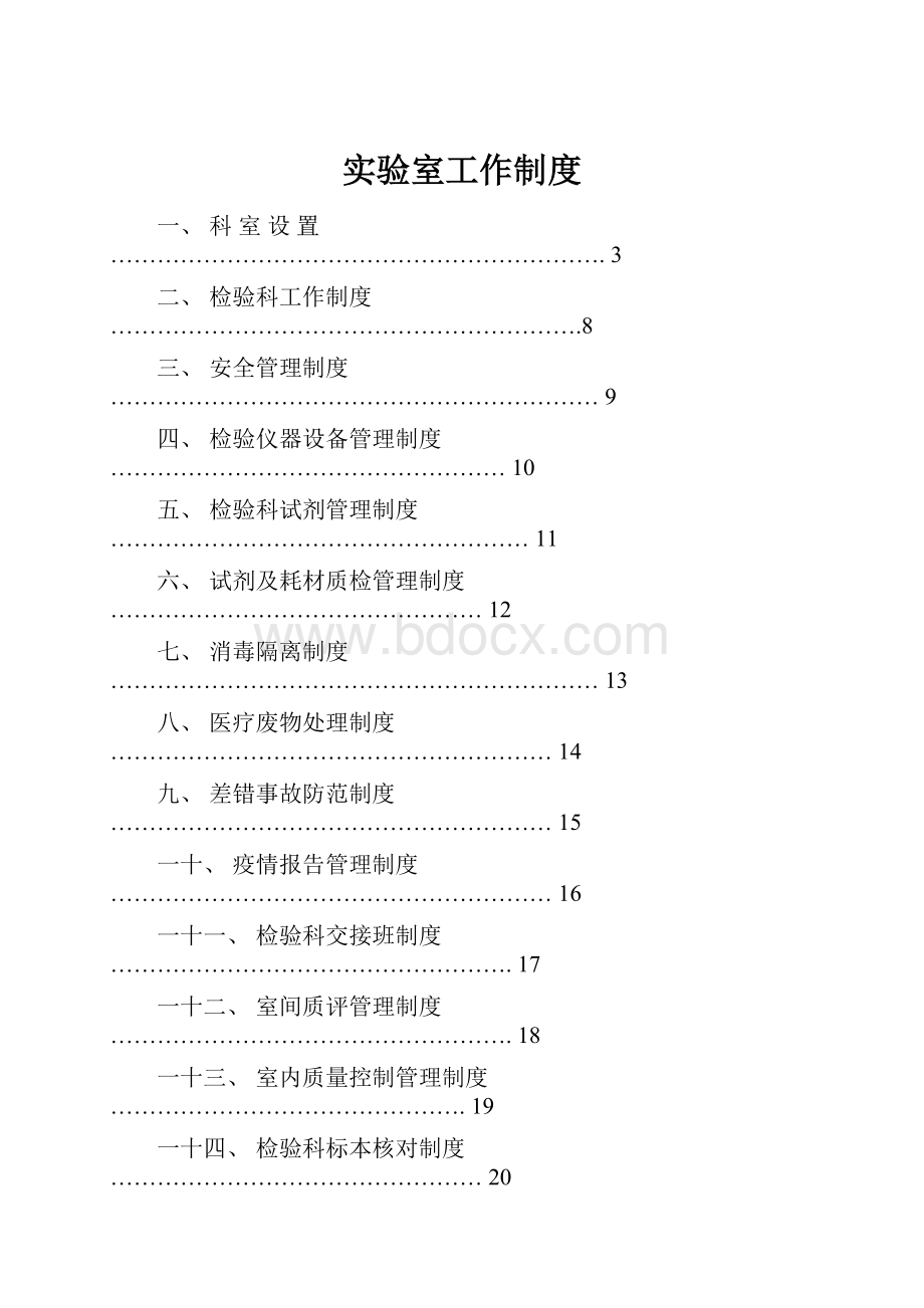 实验室工作制度.docx