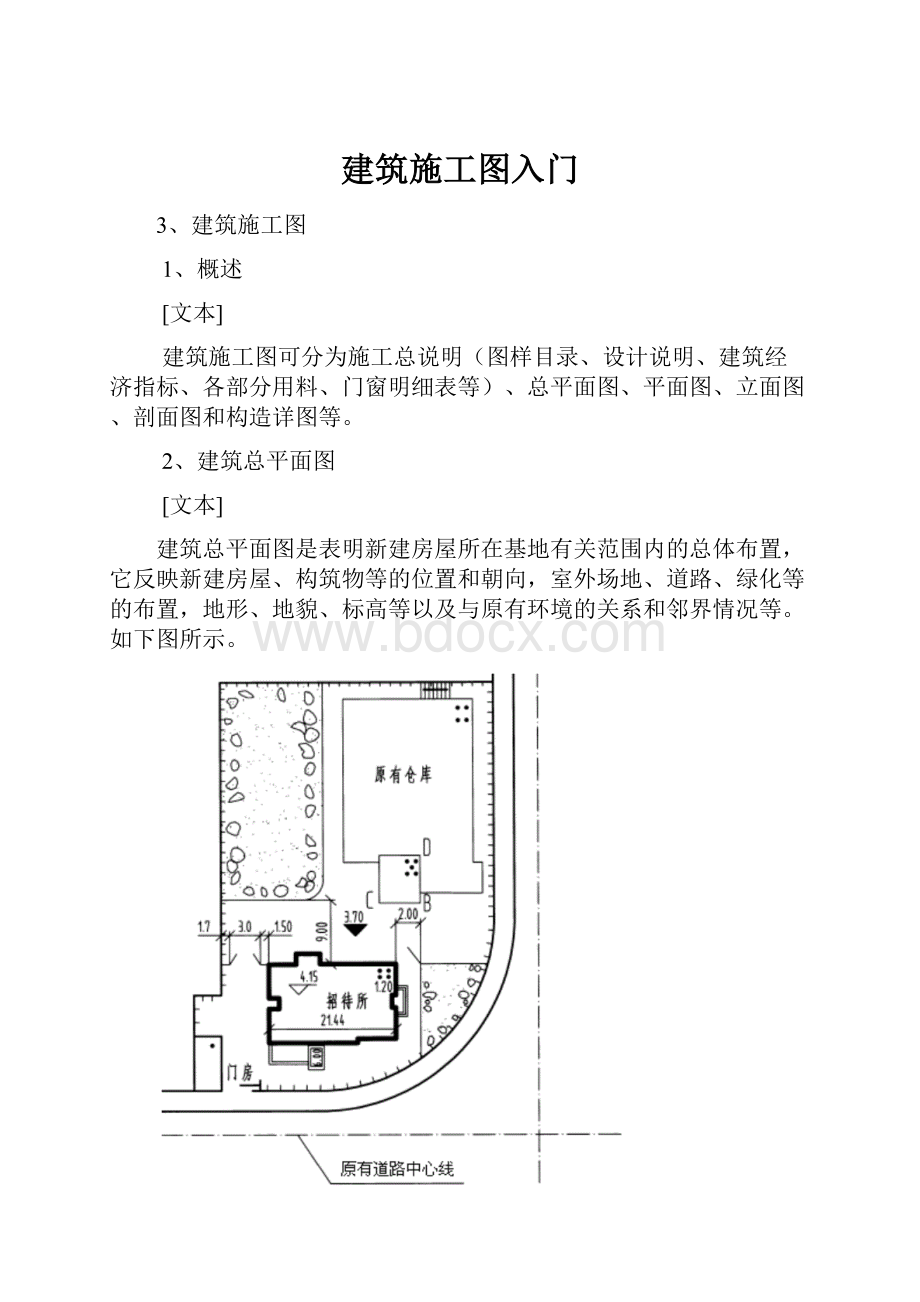 建筑施工图入门.docx