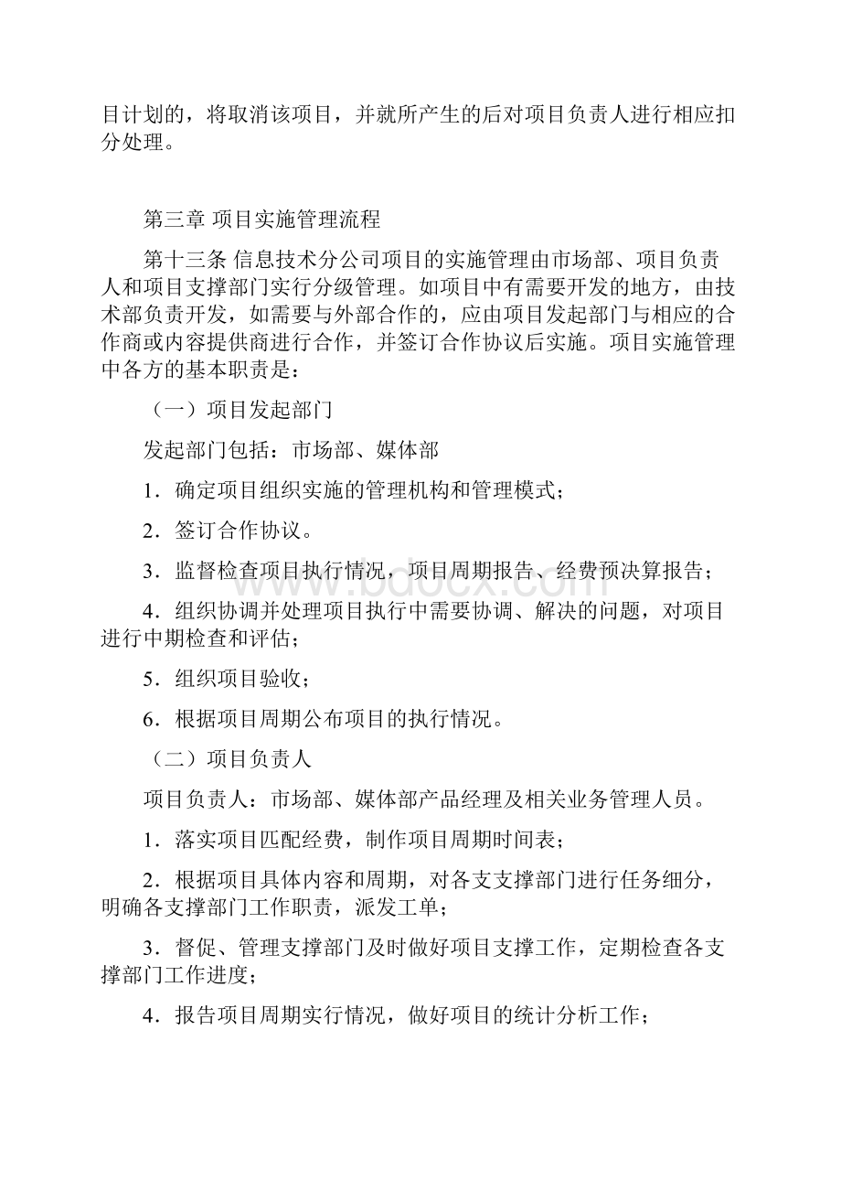 专业文档项目管理办法市场部doc.docx_第3页