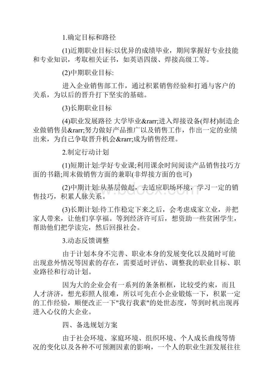 大学生职业生涯发展规划书范文doc.docx_第3页