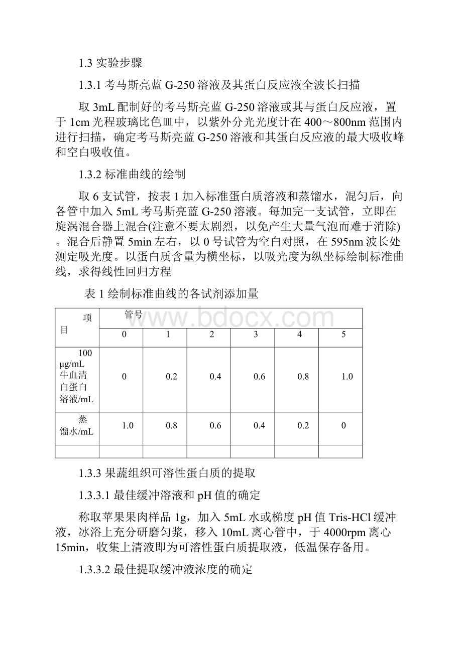 考马斯亮蓝法测定实验报告.docx_第3页