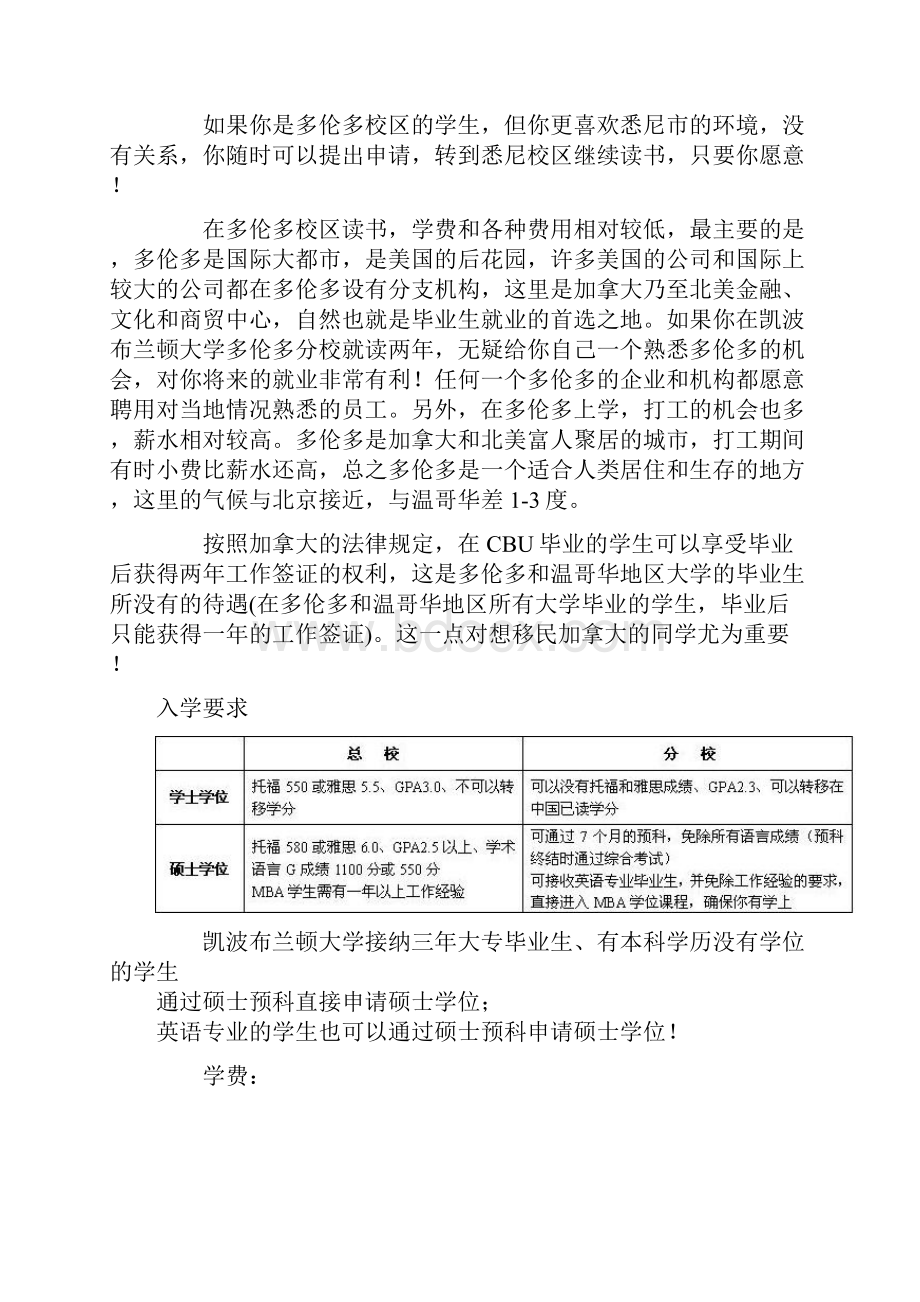 凯波布兰顿大学招生简章汇总.docx_第3页