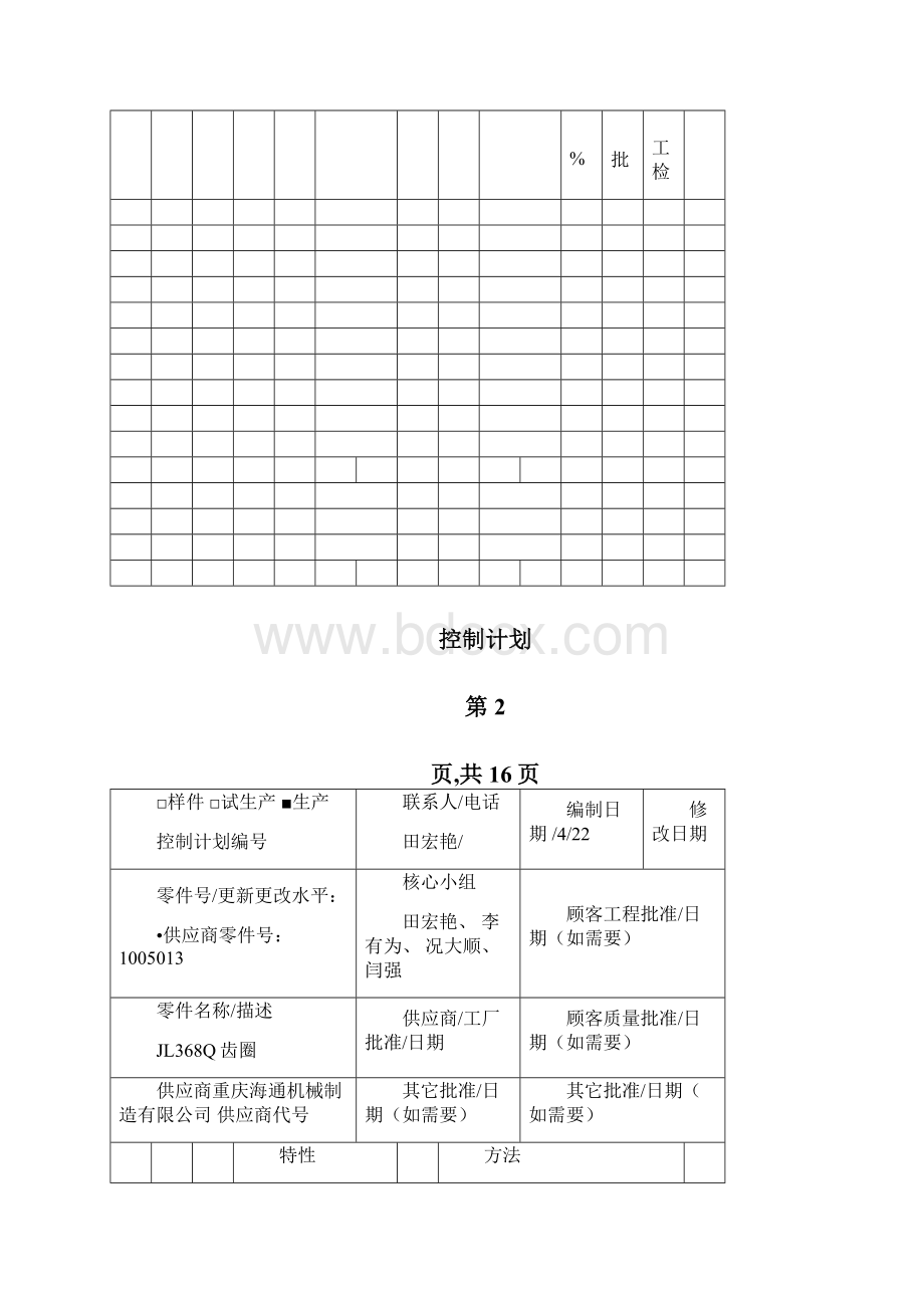 齿圈控制计划模板.docx_第2页