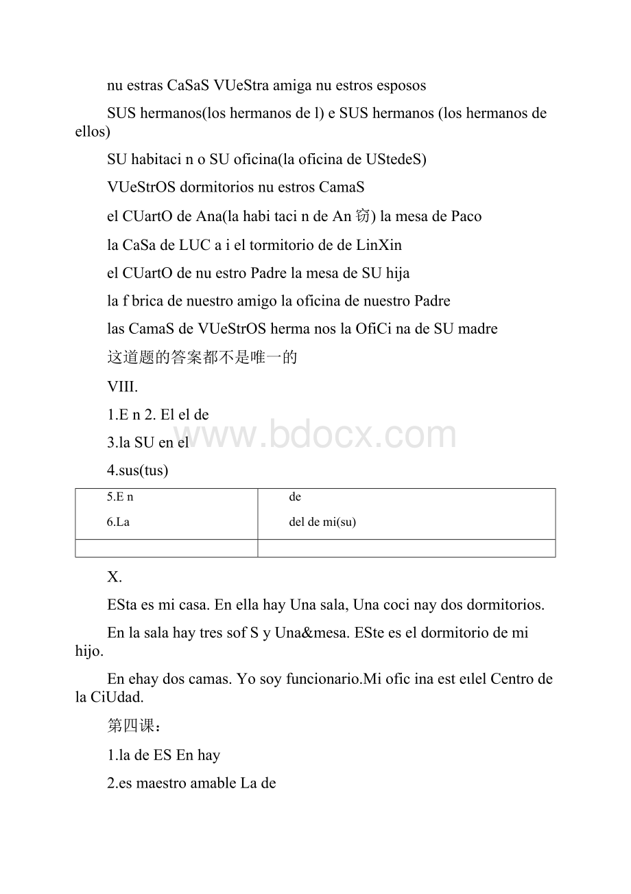 《现代西班牙语》第1册答案.docx_第3页