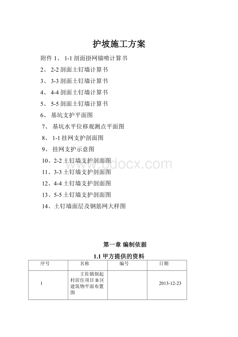 护坡施工方案.docx