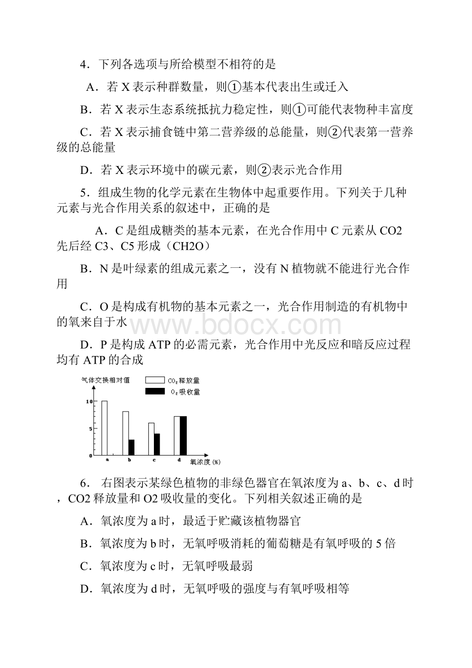 全国普通高校统一招生考试理科综合试测题山东卷.docx_第3页