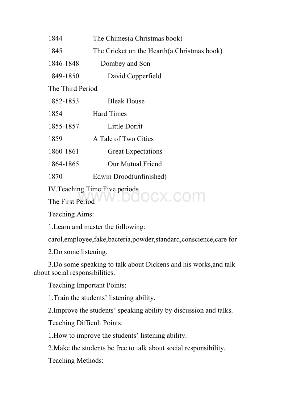 精品高中英语人教大纲第三册Unit7 A Christmas Carol第一课时.docx_第3页