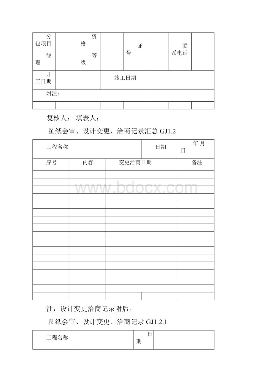 白表格江苏最新钢结构竣工验收表格.docx_第2页