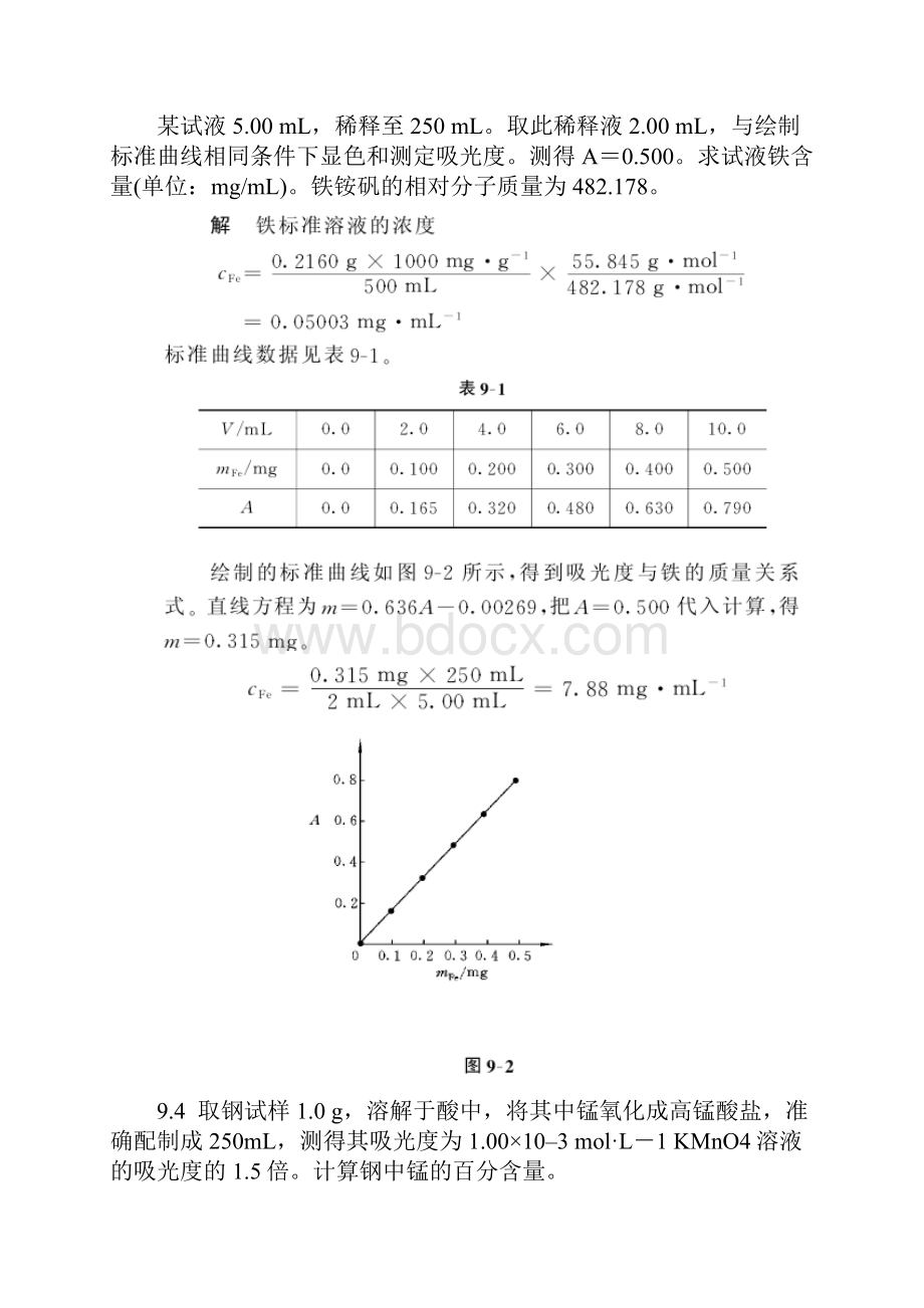 最新第十章 吸光光度法课后习题及答案.docx_第2页