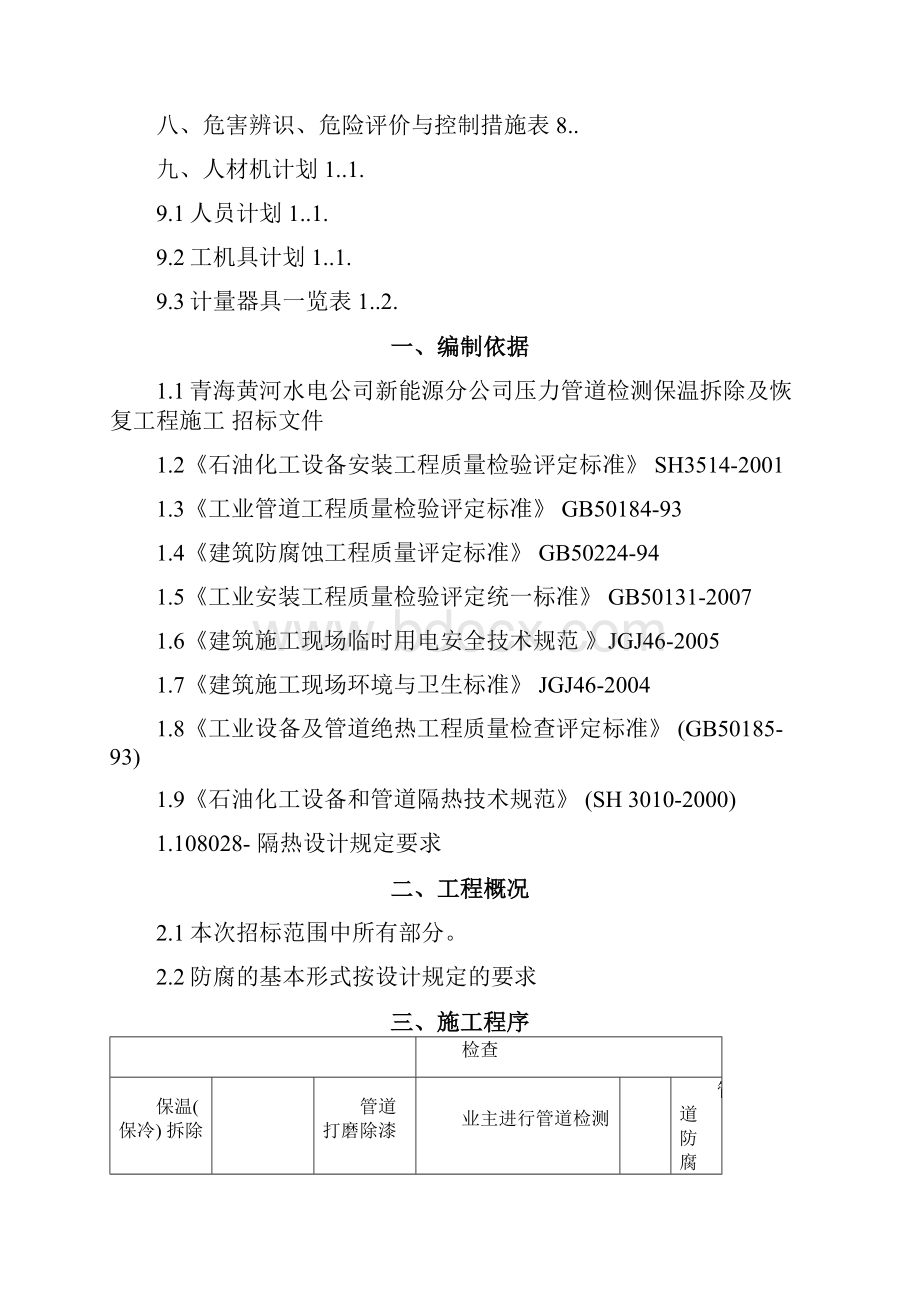 压力管道检测保温拆除及恢复工程施工方案设计.docx_第2页